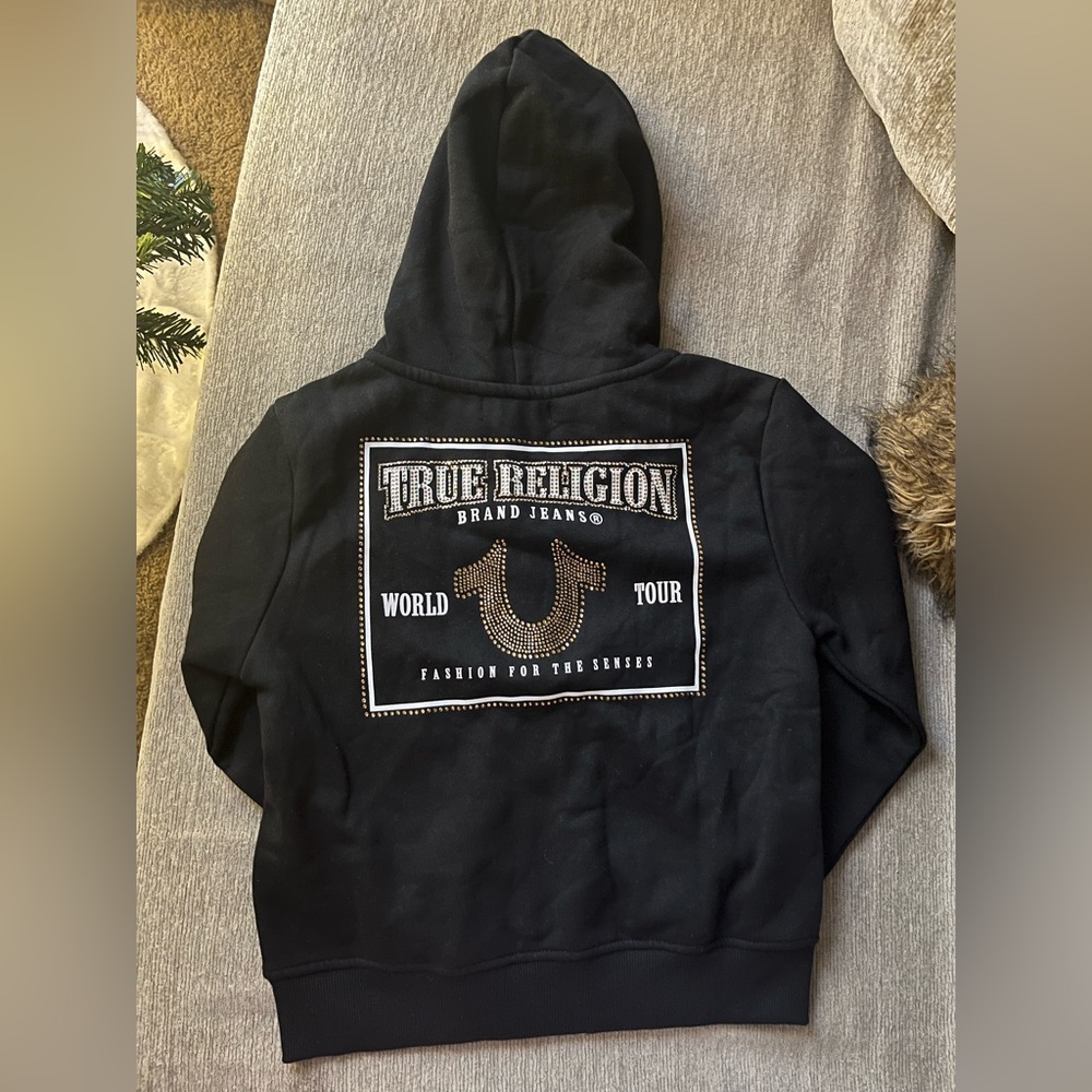 True Religion Black Hoodie